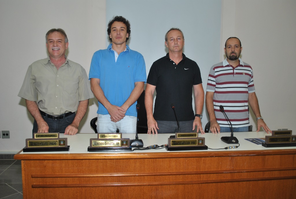 Vereador Márcio Müller é o novo presidente da Câmara