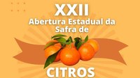 Abertura da Safra de Citrus acontece dia 01 de julho