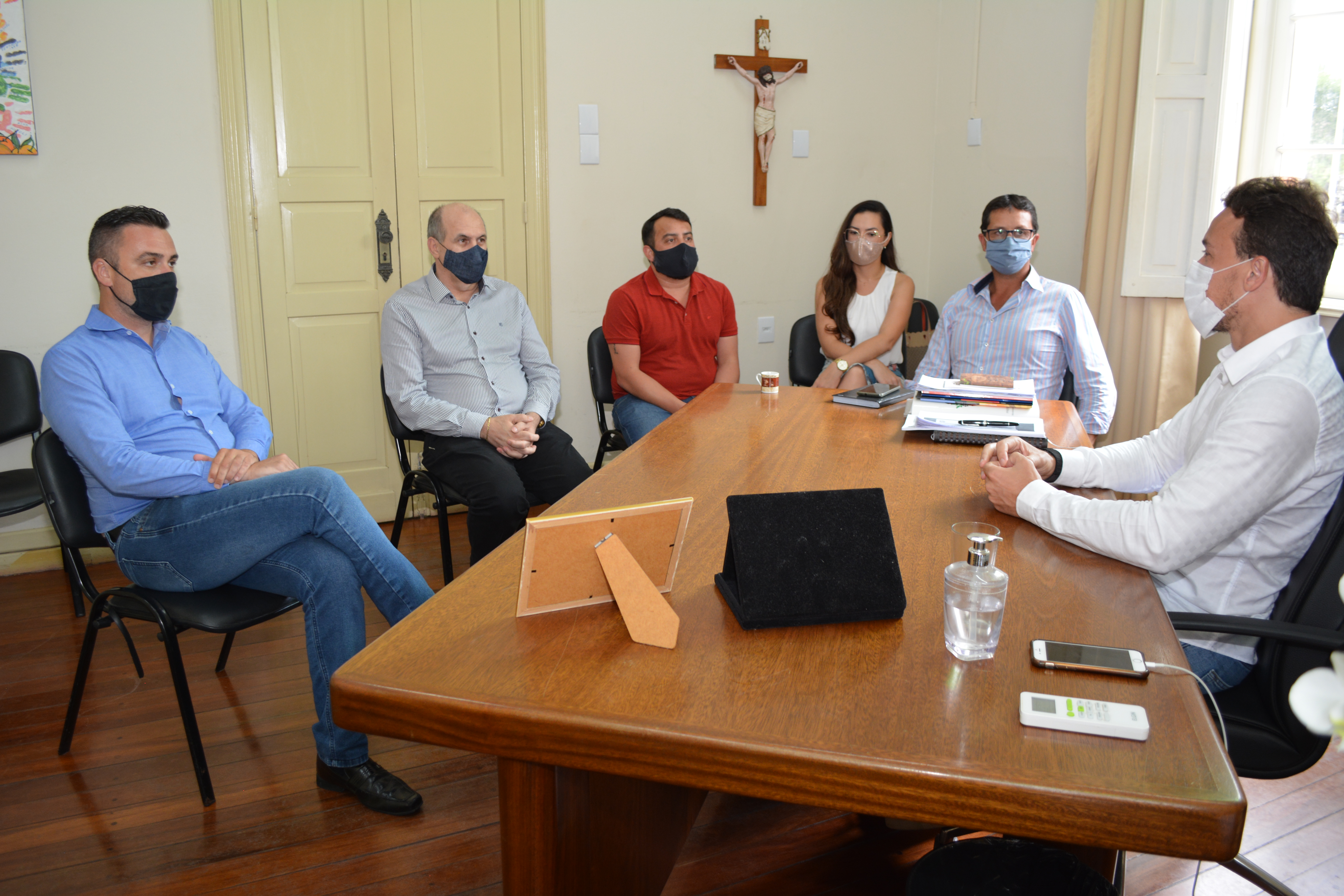 Deputado Dirceu Franciscon realiza visita ao presidente da Câmara de Vereadores