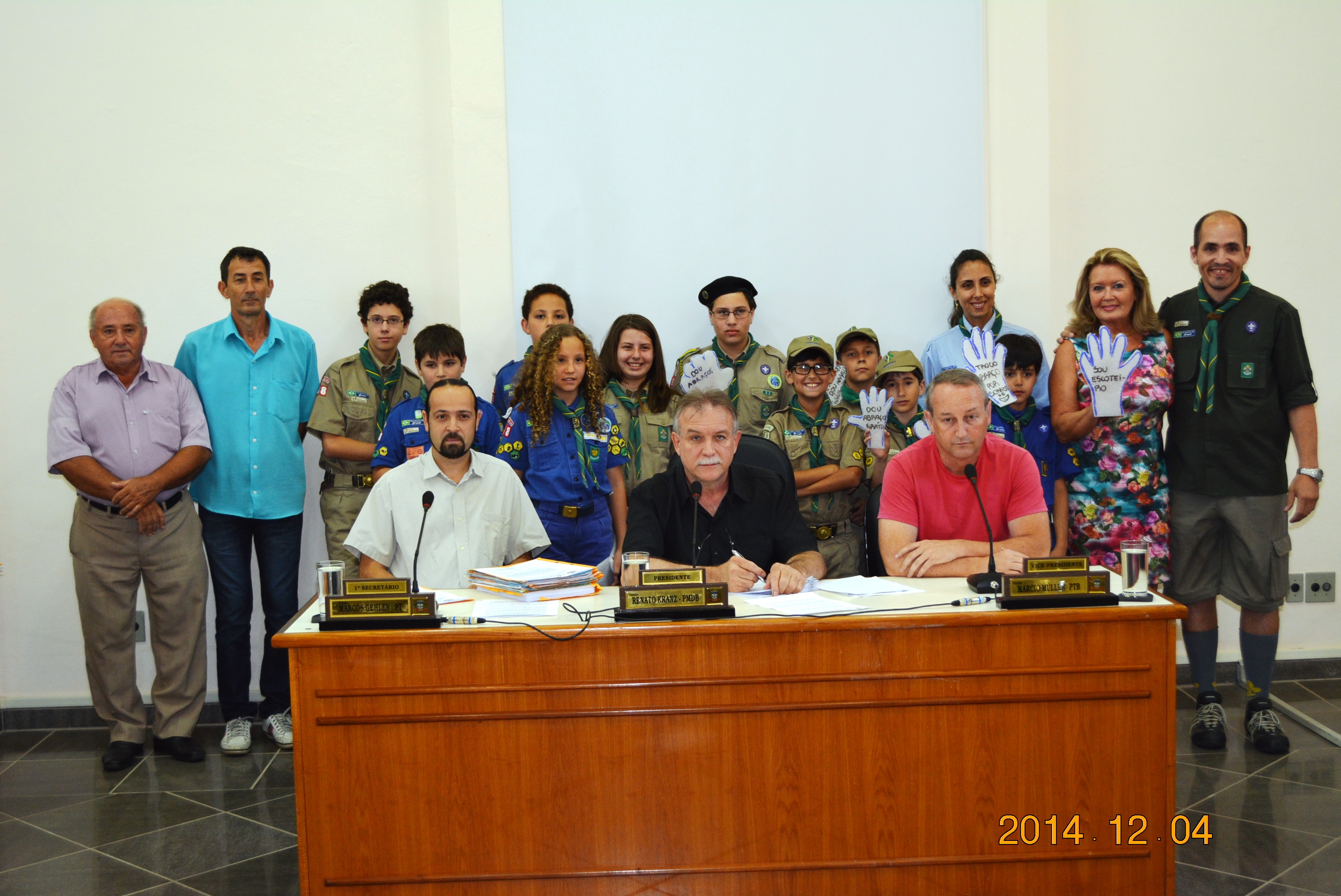 Dia Mundial do Escoteiro é lembrado em Sessão Comemorativa