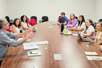 Foco na transparência: auditores do Tribunal de Contas do Estado recebem comitiva da Câmara