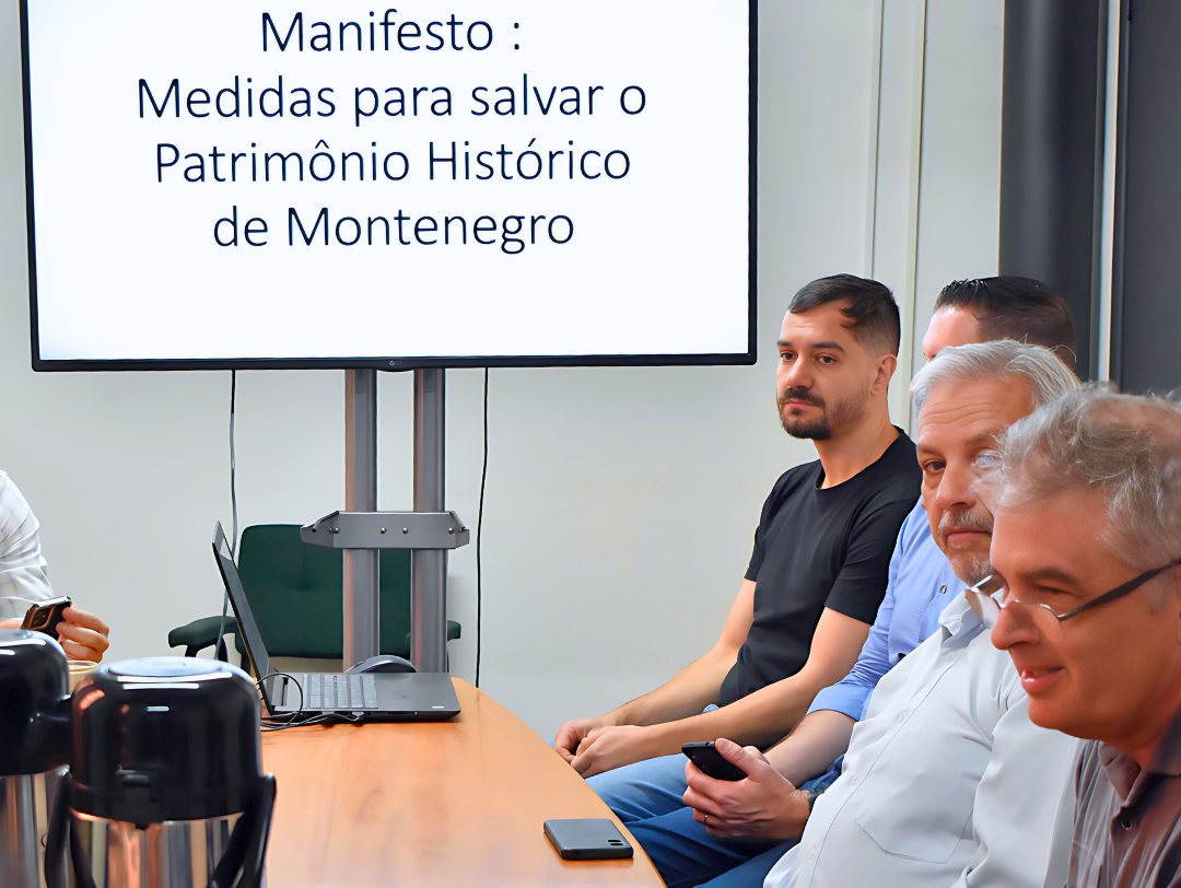MANIFESTO COM MEDIDAS PARA SALVAR O PATRIMÔNIO HISTÓRICO DE MONTENEGRO É APRESENTADO NA CÂMARA