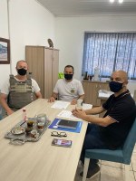 Presidente da Câmara realiza visita à Brigada Militar