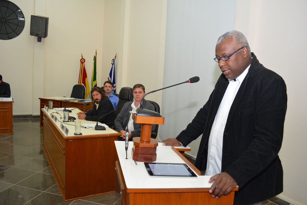 Presidente do Conselho Municipal Antidrogas, na Tribuna Livre da Câmara 