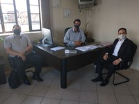 Presidente do Legislativo Juarez Silva recebe visita do Deputado Estadual Elizandro Sabino