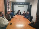 Presidente do Legislativo recebe integrantes do Sindiagua Presidente do Legislativo recebe integrantes do Sindiagua