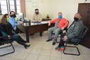 Presidente em exercício Felipe Kinn recebe integrantes do Executivo Municipal Presidente em exercício Felipe Kinn recebe integrantes do Executivo Municipal