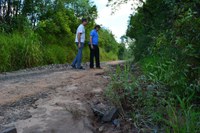 Presidente Erico Velten percorreu estradas de Potreiro Grande