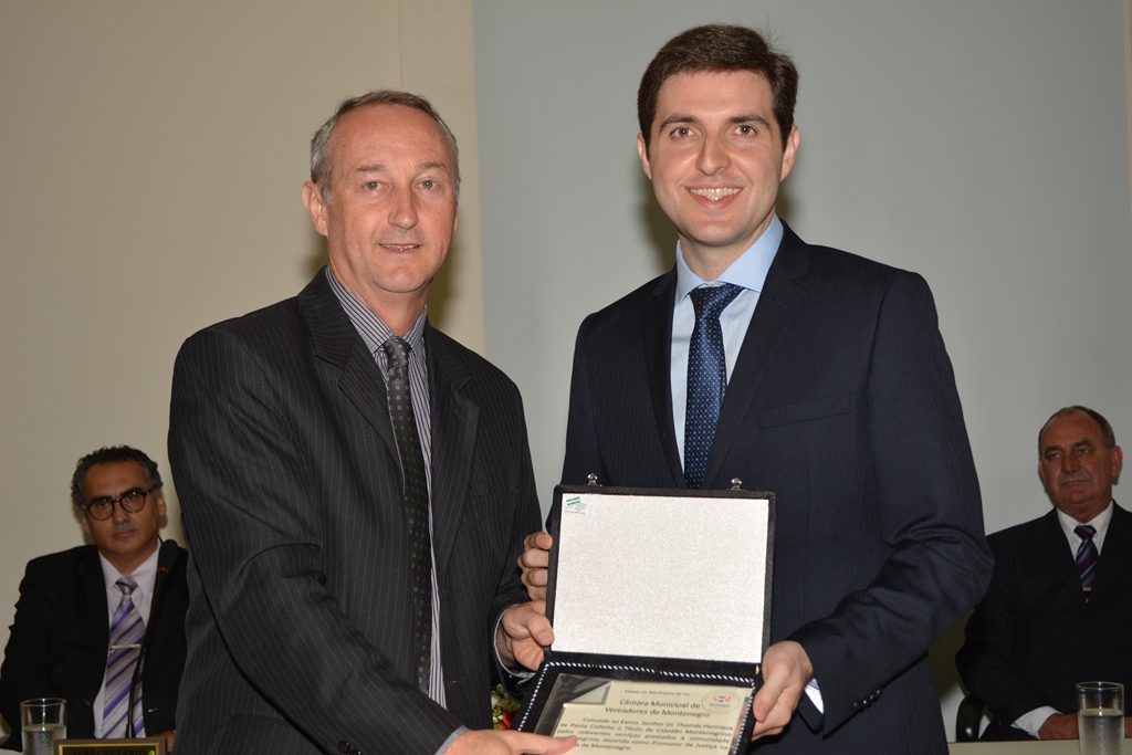 Promotor Thomás Colletto agora é Cidadão Montenegrino 