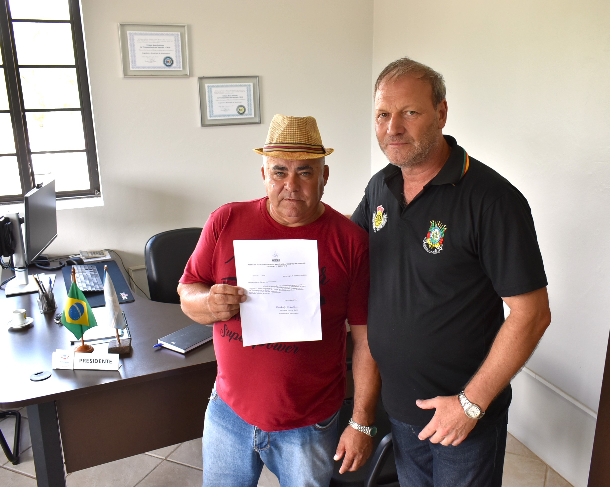 Representante da AASEPAHC Convida a Câmara Para o 14º Aniversário 
