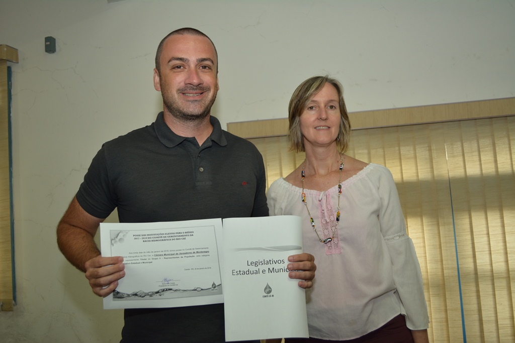 Vereador Cristiano Braatz toma posse no Comitê Caí