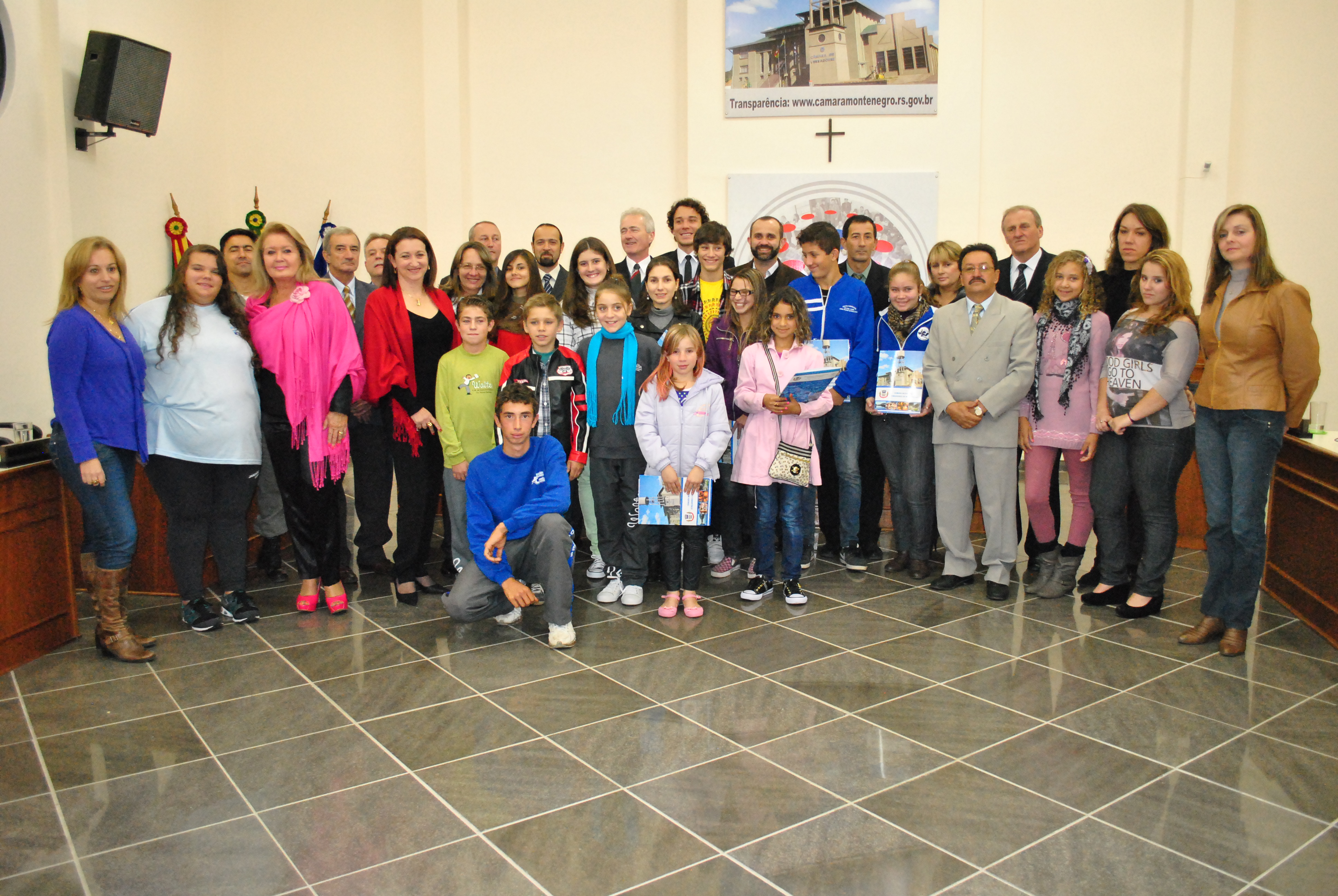 Vereadores Mirins 2013 diplomados na Câmara