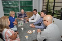 Vereadores são recebidos pela diretora do Jornal Ibiá